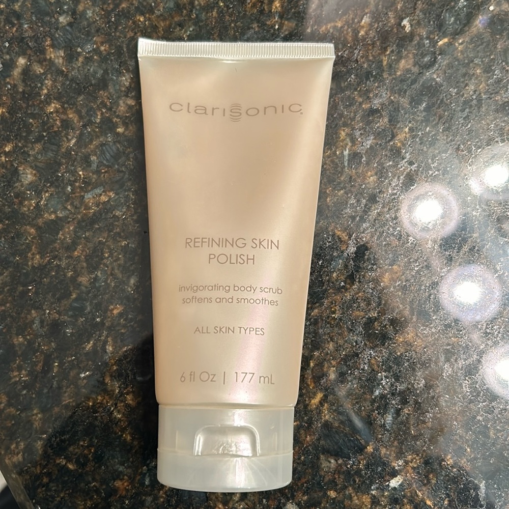 Clarisonic refining skin polish. New, sealed, never opened. 6 fl oz.